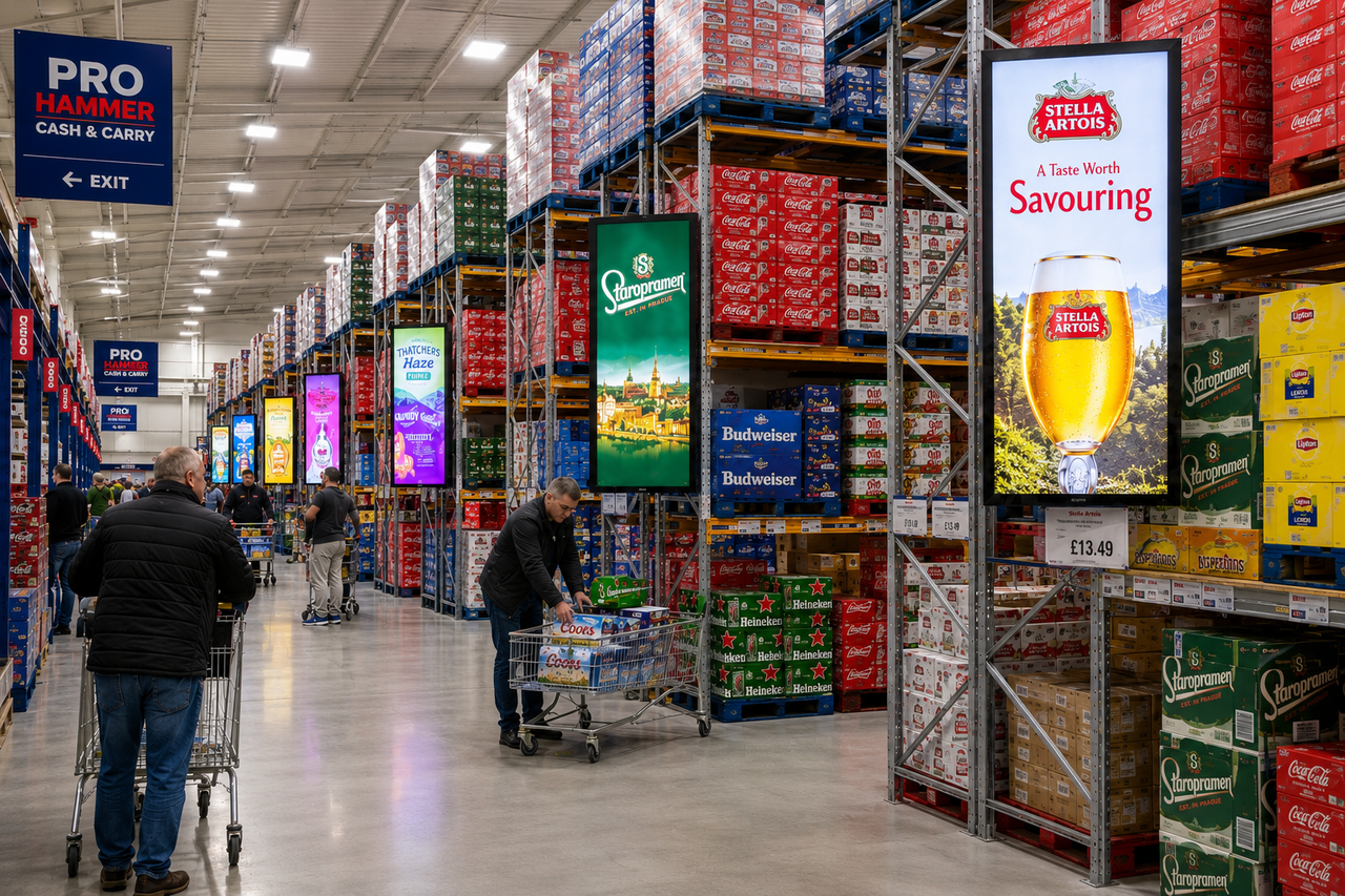 Featured project: KBC cash & carry LED installation